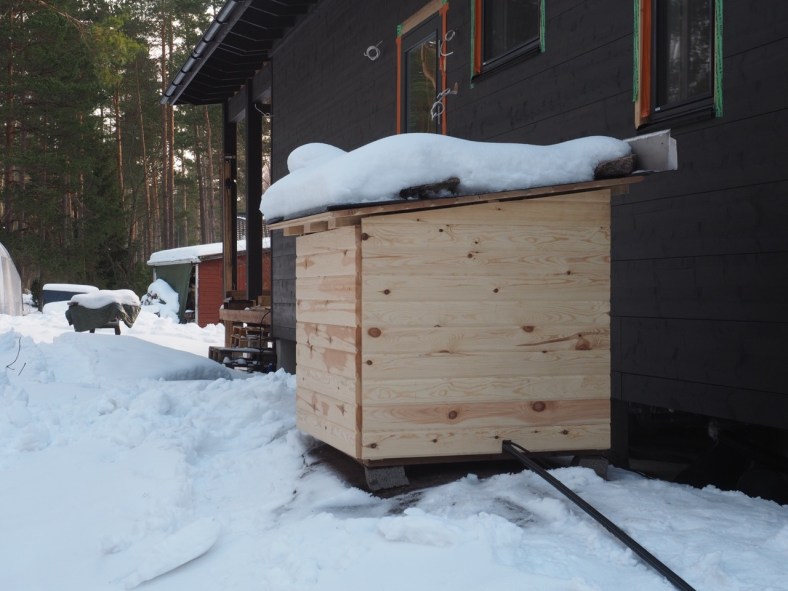 Koppi odottamassa kevättä