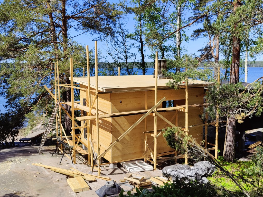 Raakapontit asennettuna